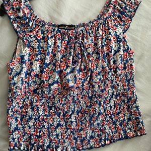 Floral crop top